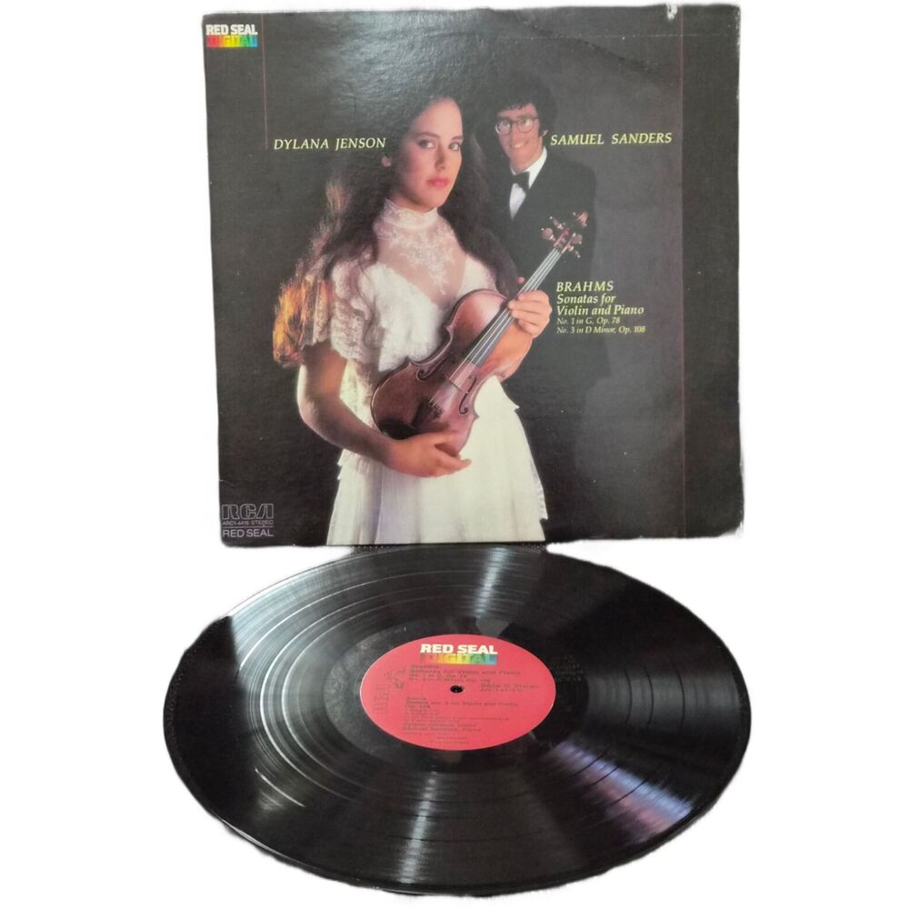 Dylana Jenson / Samuel Sanders – Brahms (Violin & Piano) Vintage Vinyl Record